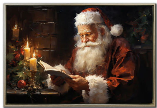 Cadre Santa Reading